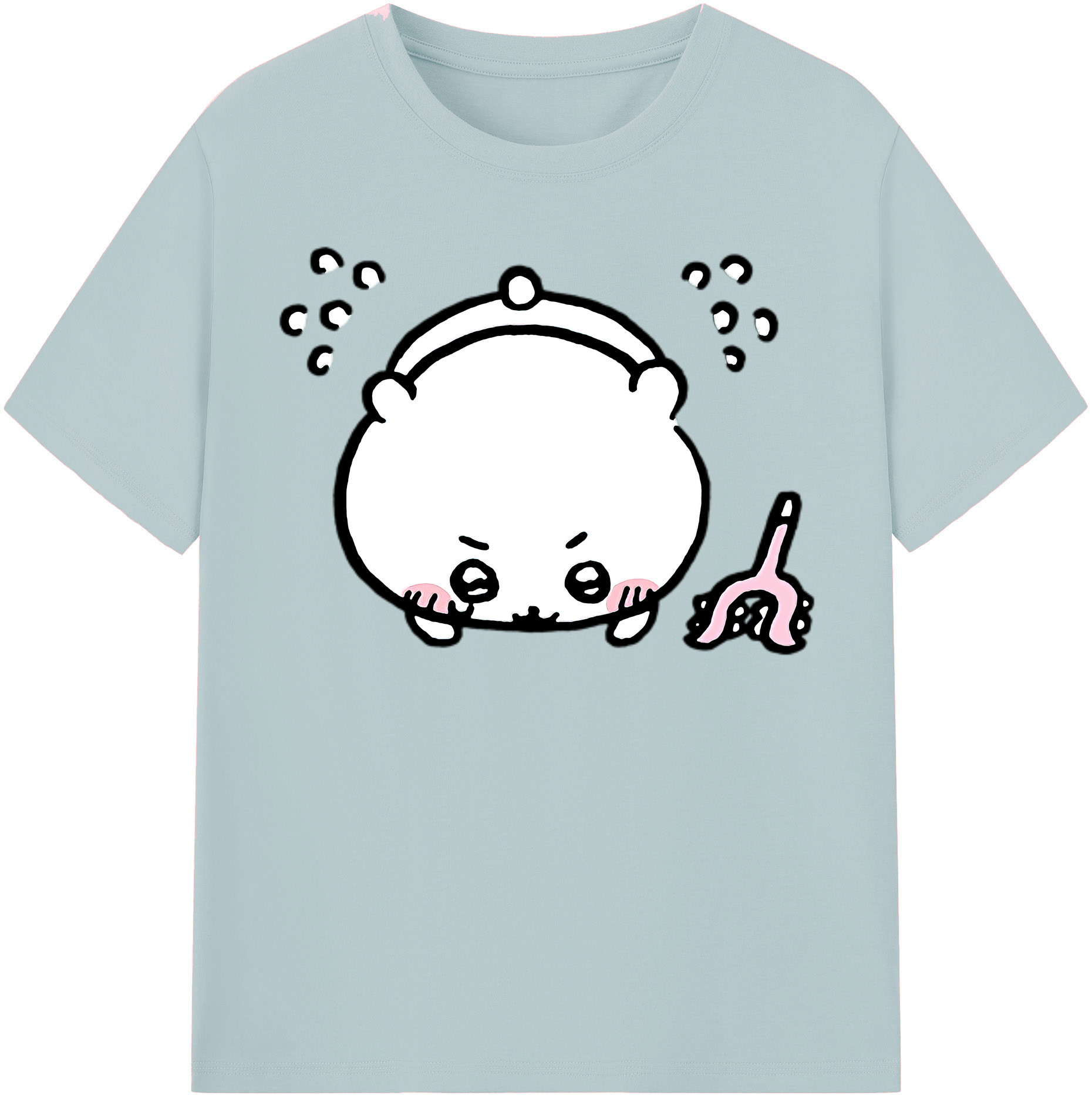 （画像用） ちいかわ ちいかわ Chii-kawa chiikawa 綿100％半袖Tシャツ（フロントプリント）
